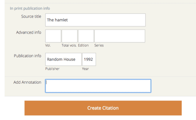 Feature Highlight Annotated Bibliography Www Citationmachine Net