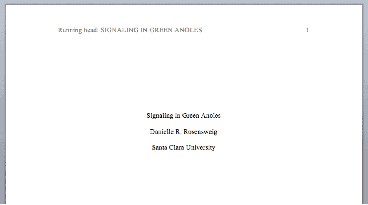 Annotated bibliography title page
