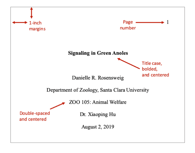 example of apa 7 student paper